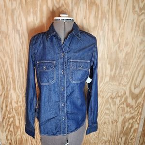Seven 7  button-down denim shirt
